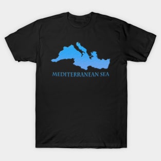 Mediterranean Sea Outline T-Shirt